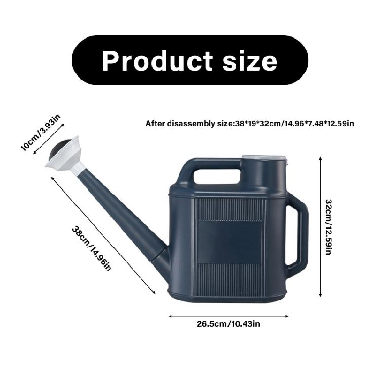 Modern Design Plant Watering Can 10L Capacity Extended Spout for Indoor and Outdoor Gardening