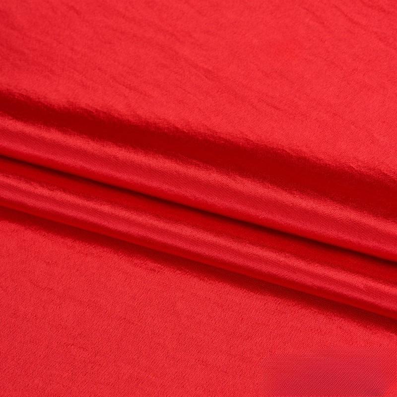 Chinese Style Lustrous Acetic Acid Gold Lustrous Satin Fabric Water Light Satin Natural Pleated Texture Drape Fabric Textile