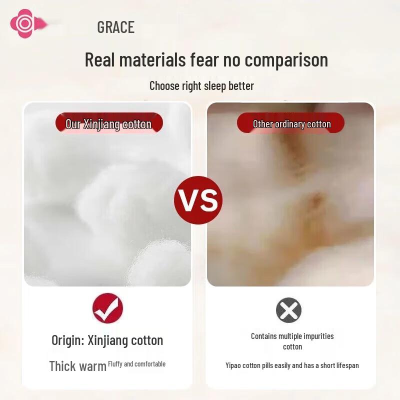 Jeliya Klasse A Xinjiang Baumwolle Waschbare Steppdecke