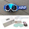 Helmet Goggles Set 100% Off-Road Motorcycle Helmet Goggles Downhill Mountain Bike Wind and Sand Protection