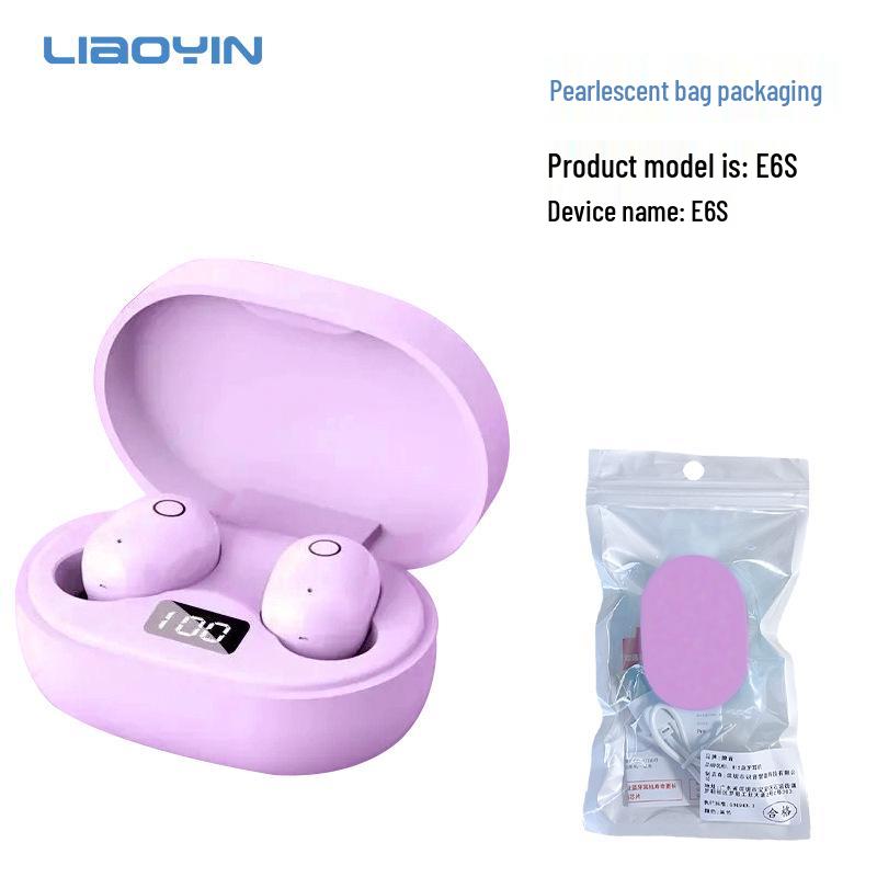 J15 Women’s Bluetooth Wireless Headphones - Mini, Cute, Comfortable, High Sound Quality, E6S