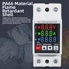Energy Meter with Adjustable Settings for Home Use Over Under Voltage Protection and Precise Power Measurement