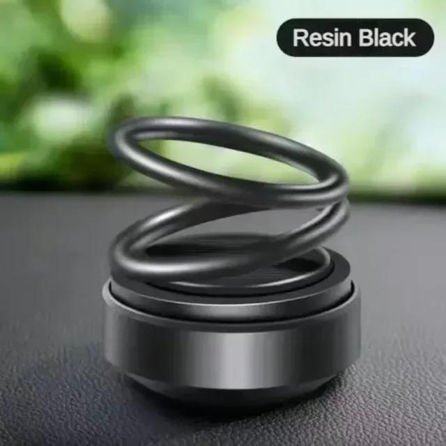 Car Air Freshener Double Ring Aromatherapy Diffuser Rotating Solar Freshener Aromatherapy Fragrance