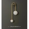 LED Bedroom Bedside Wall Light Lamp Glass Ball Gold Interior Lighting Sconce For Home Decor Living Room Corridor Luminaire