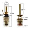 42mm High Performance Speaker Terminal Brass Gold Plated Terminal of Support Banana Plug [Set 16/Red 8/Black 8]