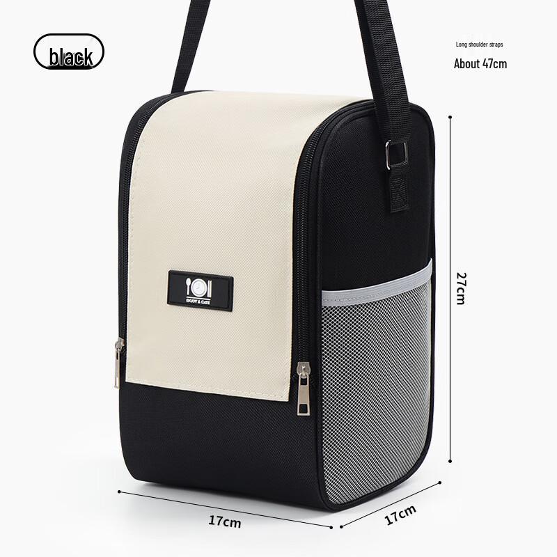 Portable Insulated Round Lunch Bag