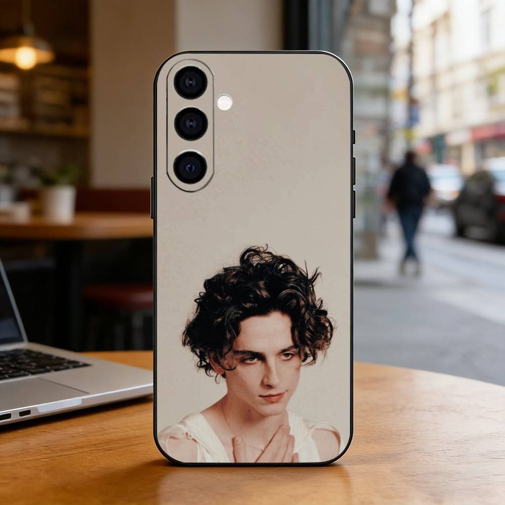 Actor T-Timothée Chalamet Phone Case For Samsung Galaxy A73,A72,A71,A70,A53,A52,A51,Others Soft Black Cover