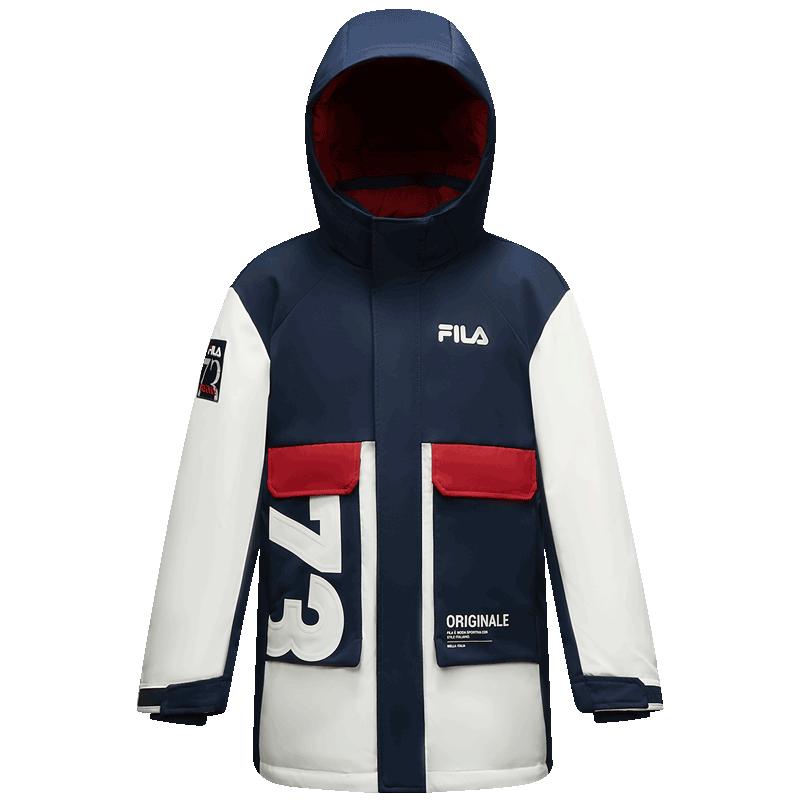 FILA Kids  Boys  Winter Mid-Length Down Jacket 175