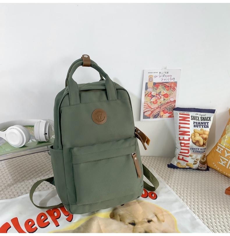 Canvas Rucksack für Frauen High School Teenager Student Retro Rucksack für den Unterricht KTY