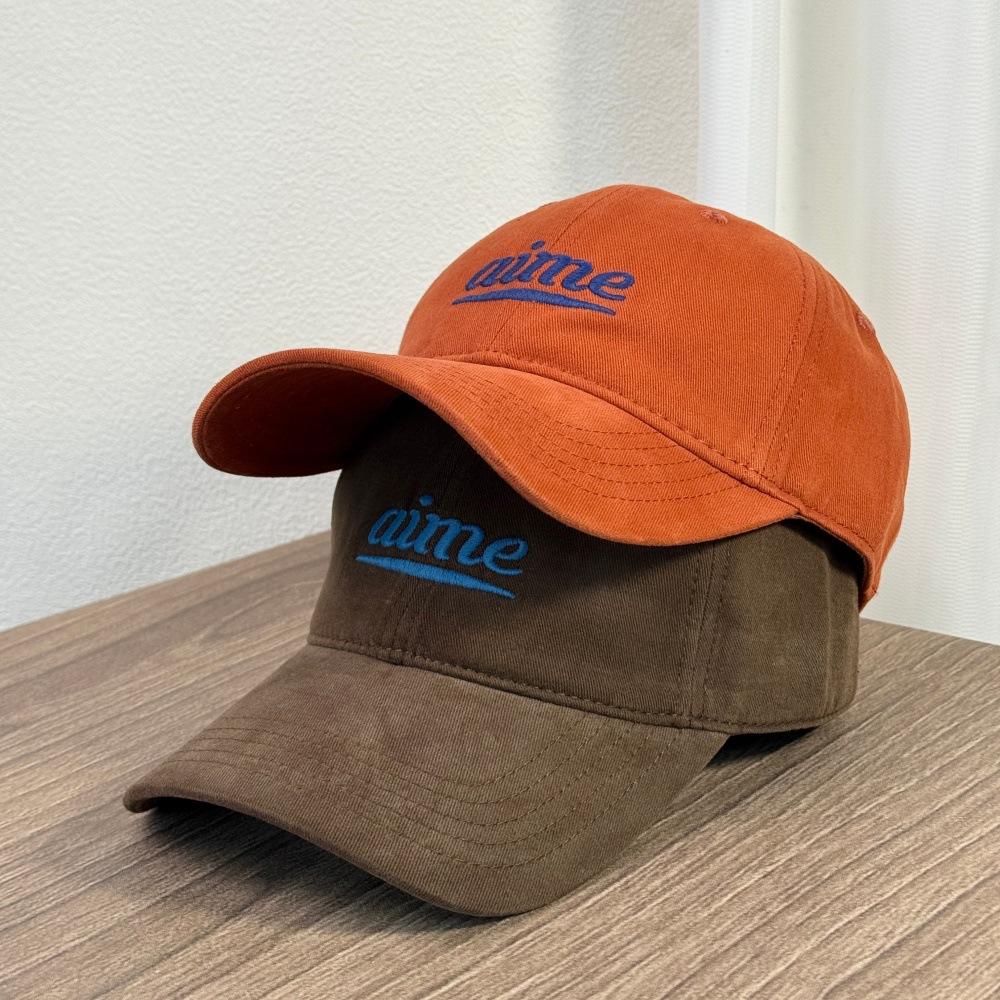 Fashion Hat Viya Man Wide Eaves Autumn and Winter New Big Head Circumference Shows Small Face Shows Small Face Soft Top Couple Baseball Caps Men and