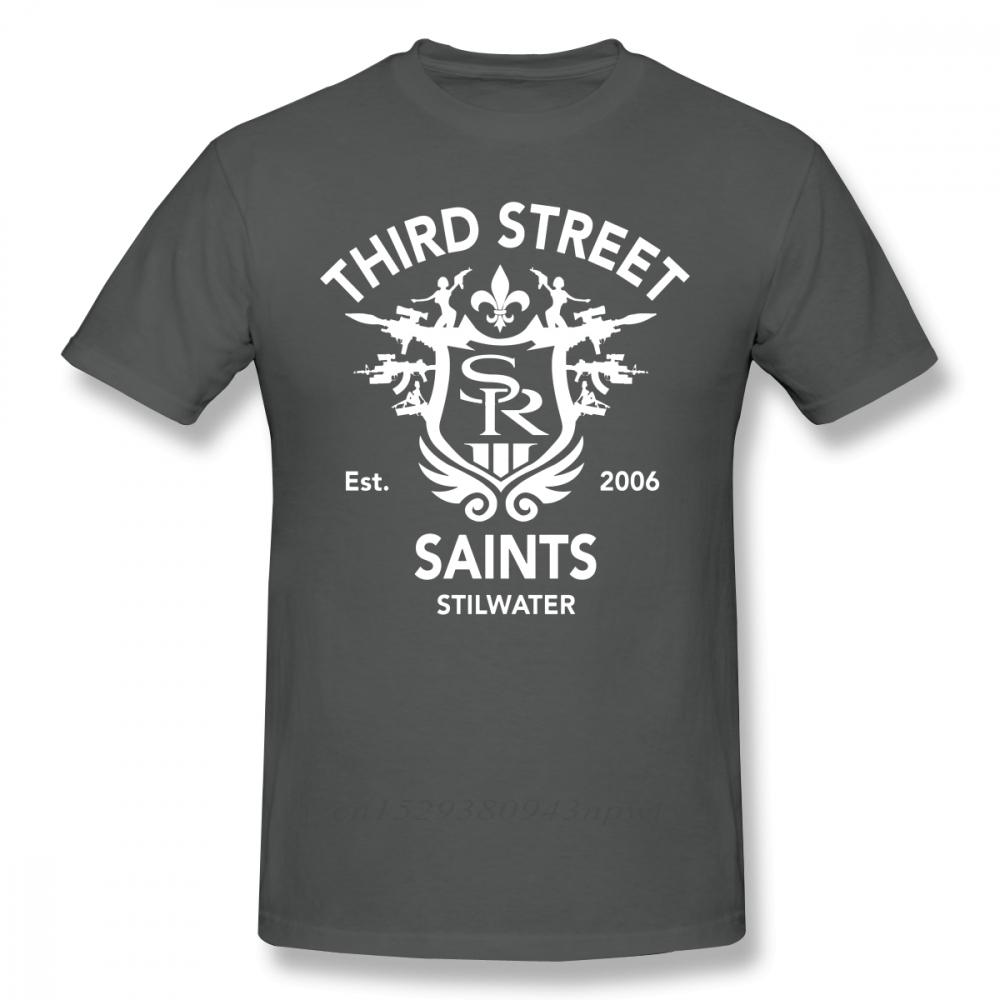 Saints Row T Shirt Saints Row 3 Tribute Emblem TShirt Fashion Tee Shirt Mens Awesome Short Sleeves 100 Cotton Tshirt
