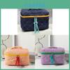 Urban Minimalist Polyester Travel Makeup Bag With Breathable Design For Women And Men
