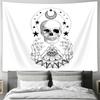 Boho Tapestry Wall Hanging Gothic Decor Celestial Moon Mandala Art Psychedelic Room Decor Festival Wall Art Vintage Home Textile