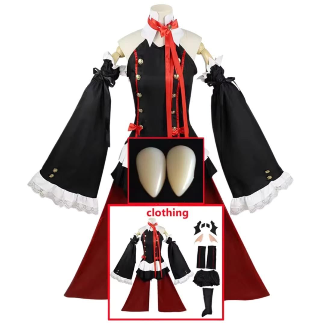 Seraph Of The End Krul Tepes Cosplay Kostuum Uniform Anime Owari No Seraph Heks Vampier Curl Tepes Kleding Voor Vrouwen L 38