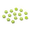 5pcs/Lots Colored Acrylic Enamel Flower Shaped Beads Spacer Loose Beads for DIY Necklace Bracelet Jewelry Making Findings