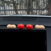 NEW Good Things Happen Car Ornaments Center Console Cartoon Persimmon Peanut Car Display Screen Decorative Stickers
