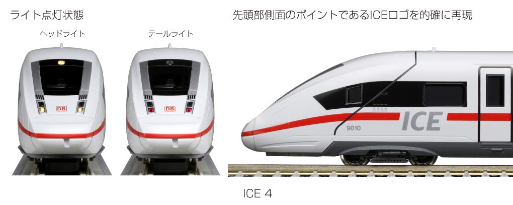 KATO N Gauge ICE4 Basic Set Railway Model Train 7-car 10-1512