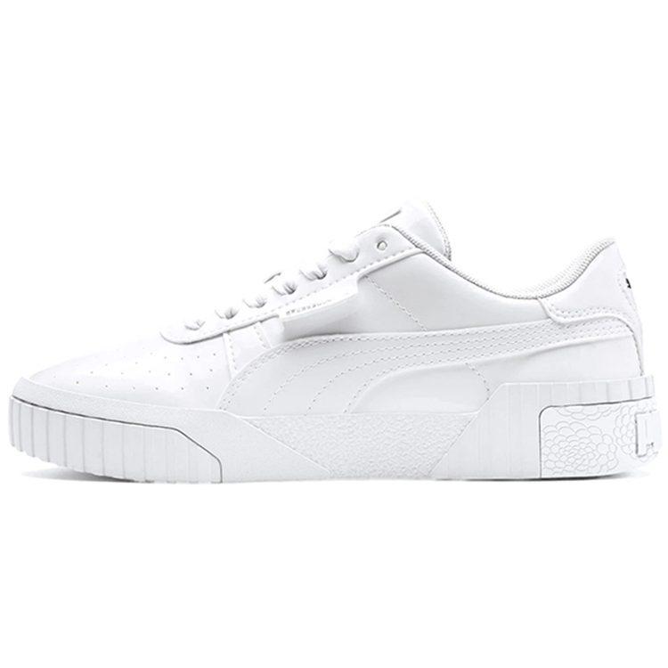 Puma Cali Patent Jr White Women's 370139-01