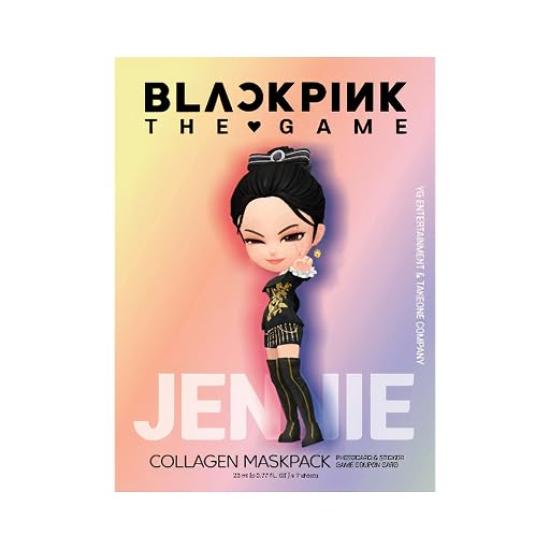 BLACKPINK THE GAME Mask 7 sheets x Jenny Face Mask Pack, 23mL, [Contains Collagen] [Product Code]