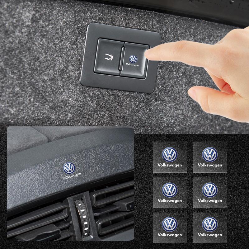 Emblema Adesivo Decorazione Metallo per Auto Accessori Auto Per Volkswagen Polo Passat B5 B6 B7 T4 T5 Golf 4 5 6 Tiguan Jetta Gol