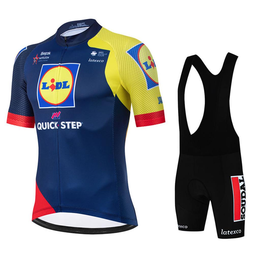 

2026 Soudal Quick Step Велосипедный Комплект Джерси Летний Бельгия Велосипед Дышащий Мужской MTB Велосипедная Одежда Maillot Ropa Ciclismo Форма Костюм S