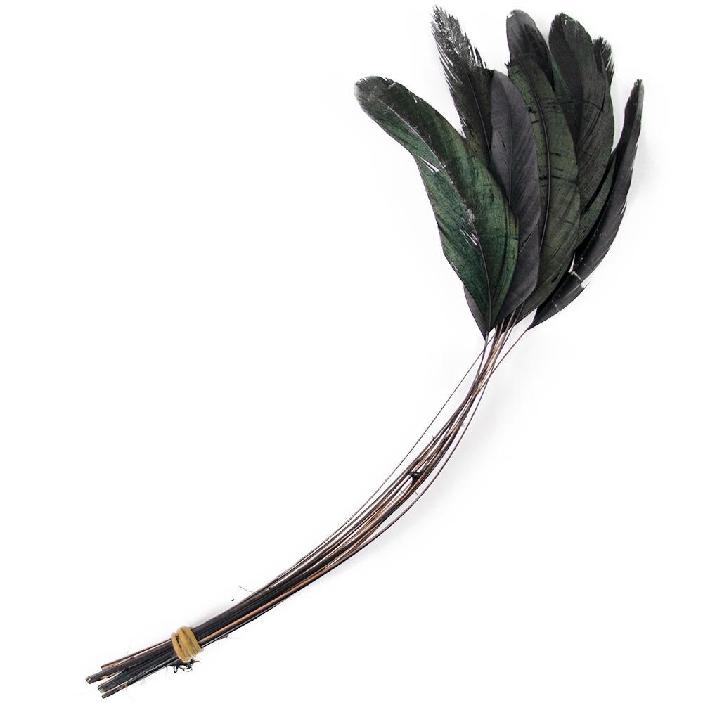 10Pcs Natural Feather Rooster Feather Multicolor Craft Feathers Wedding Decor