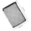 10Pcs Fish Tank Mesh Filter Bag Aquarium Filter Bag Zipper Mesh Pouch 30x20cm White Black Ceramic Ring Activated Carbon Volcanic