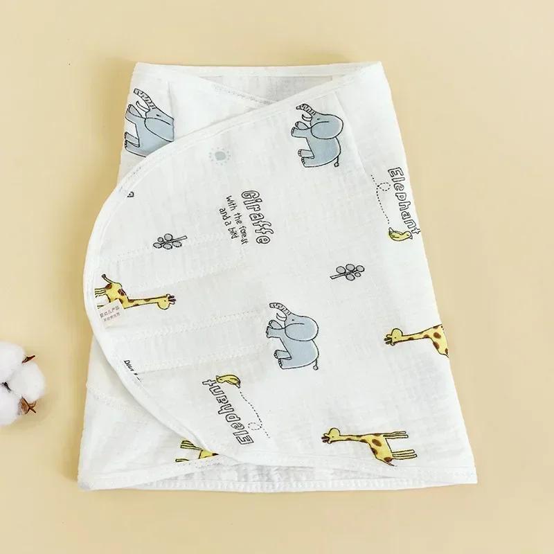 New Baby Swaddle Blanket 0-6 Months Strap Protect Belly Baby Sleeping Blanket Wrap for New Born Thin-style for Summer Hot