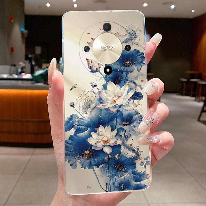 Casing For Honor X9b X9a Magic 6 5 Lite 5G Luxury Dragon Cute Cool Boys Girls Transparent Soft silicone Back Cover Phone Case