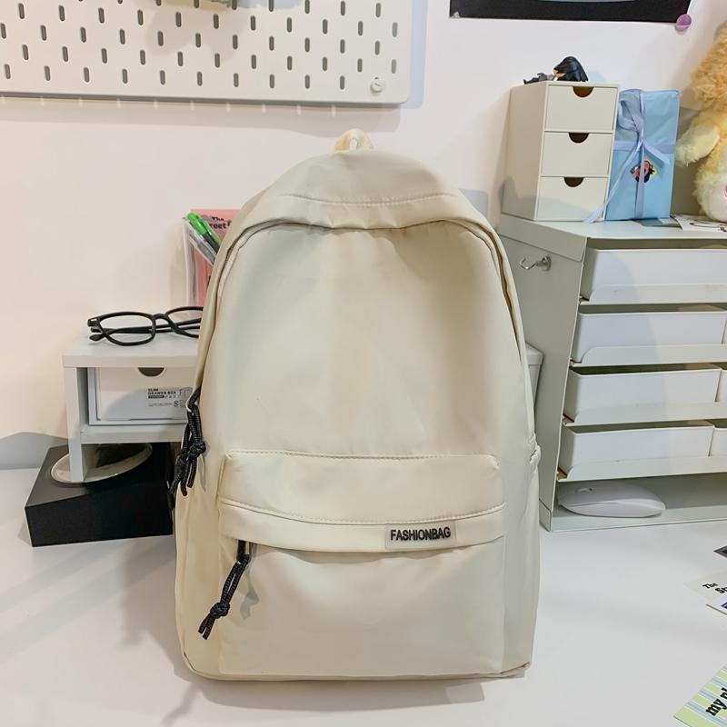 Rucsac de culoare solidă Rucsac de călătorie de mare capacitate pentru femei