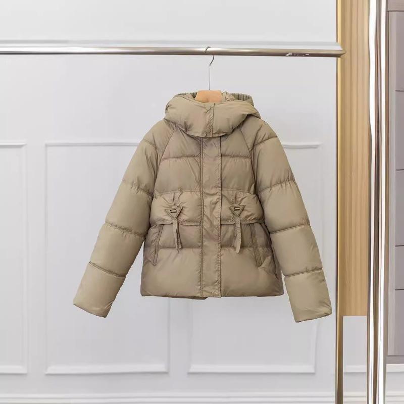 Small short hooded cotton-padded women's winter new loose large size age-reducing thickened warm jacket