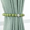 1X Magnetic Curtain Tiebacks Pearl Curtain Buckle Beaded Sparkle Hold Back Decor