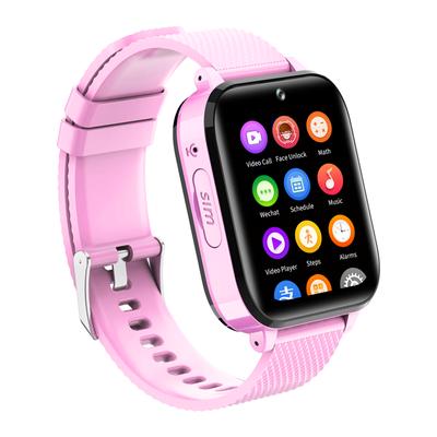 Ankomst 1,7" Ips 4g Kids Gps Smart Watch App Store Ladda ner 8g stort minne Barn bärbar enhet Videospelare Youtube Ins