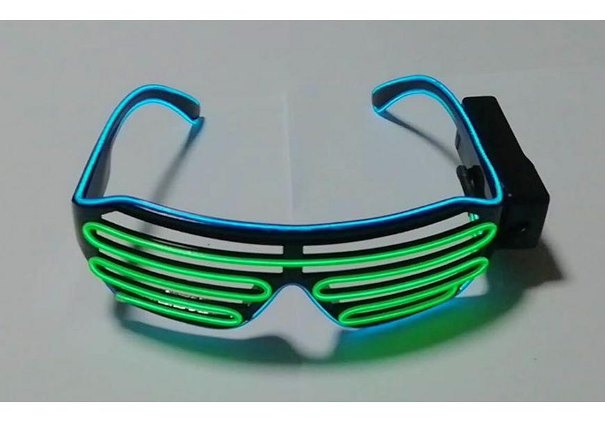 LED Party Blinds: Flashing Music Glasses for Clubbing and Atmosphere