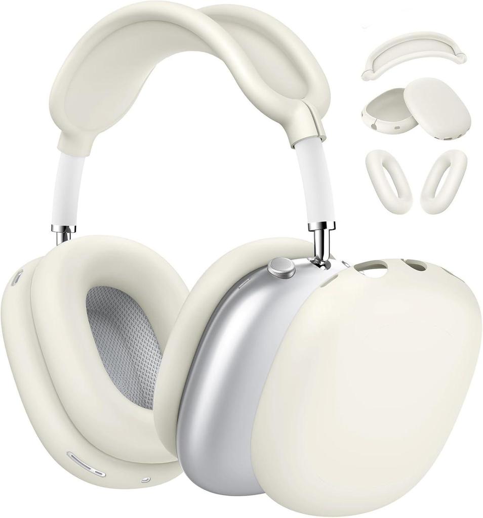Custodia Protettiva in Silicone per AirPods Max: Guscio per auricolare Bluetooth da testa