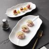 RuHan Ceramic Banana Leaf Serving Plate
