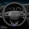 Universal All-Season Steering Wheel Cover for Hyundai: Festa, Sonata, Elantra, Reina, Ix35, Mistra, Ix25
