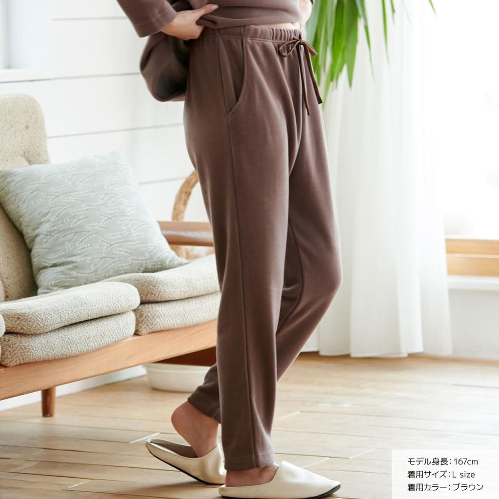 VENEX Comfort Heat Recovery Wear Long Tapered Size Pants, Women's, Pink, L, 8455-4205