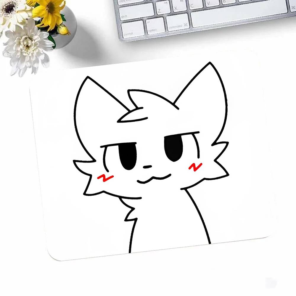 Boykisser Gatto Buffo Tappetino Mouse Mousepad Divertente Mouse Pad Bordo Bloccato Piccolo Per Giocatori Tappetino Scrivania Computer Rettangolare Gomma Antiscivolo