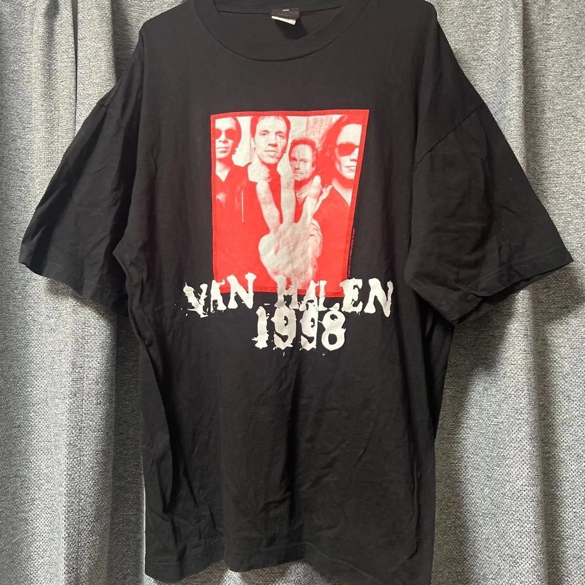 

Van Halen Band T-Shirt XL White Rock Music Graphic Tee Concert Style Japan 4XL