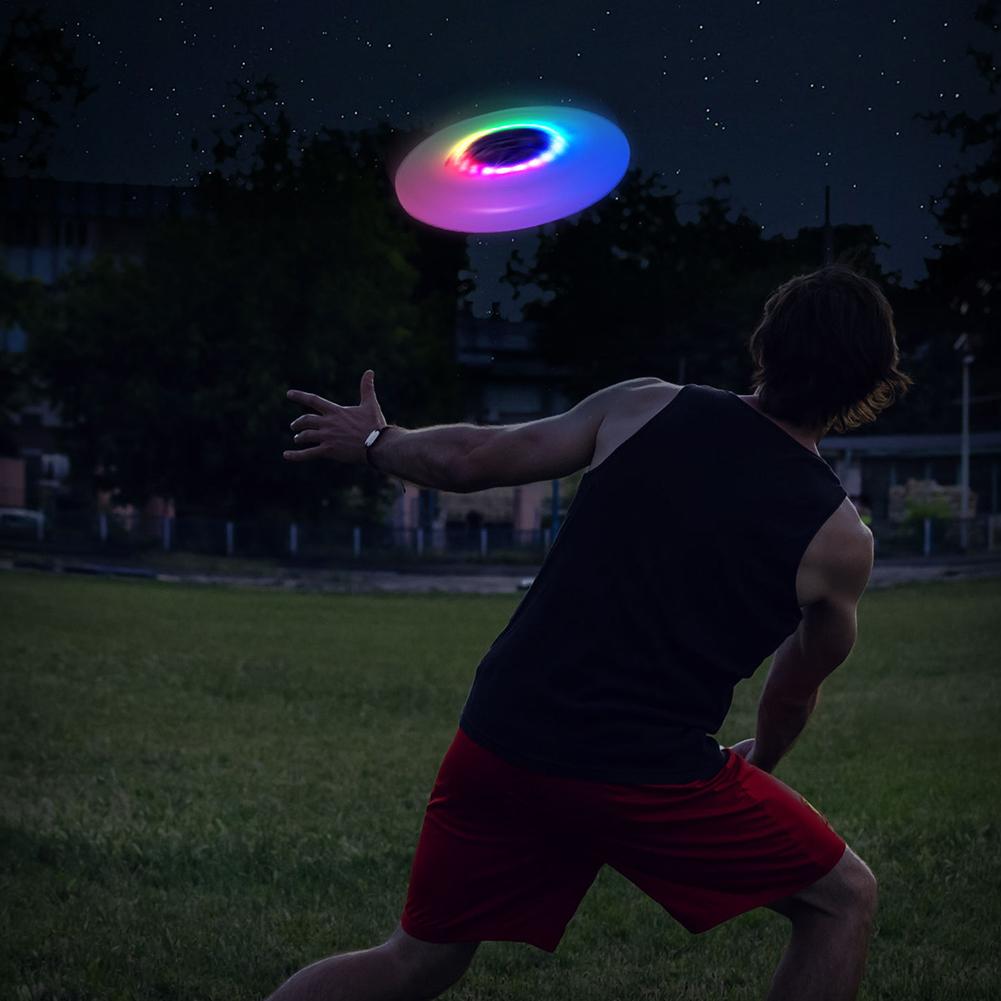 Camping Spiel Drehscheiben 20LED Professionell Ultimative Frisbee Super Hell Sport Scheibe 175g für Wettbewerbe Team Outdoor Spielzeug