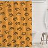 Animal Paw Print Bathroom Shower Curtain Bathroom Partition Curtain Light Opaque Waterproof Material Bathroom