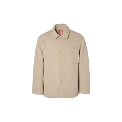 Tech Fleece Reimagined Serie Einfarbiges einreihiges Langarm-Jackett Herren Tops Braun FB8168-247