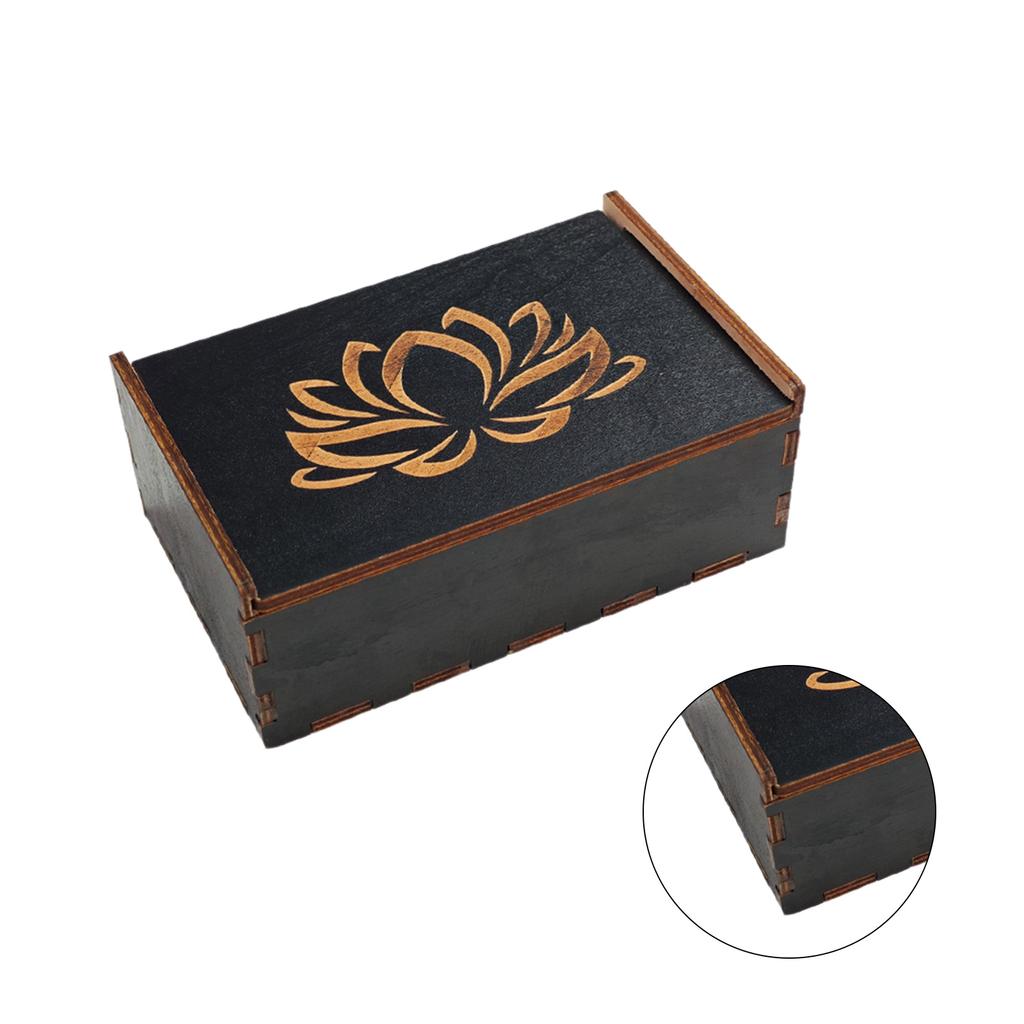 Spiel Tarots Karten Box Astrologie Schmuckstücke Box Holz Tarots Karten Lagerung Fall Container für Wahrsagen Hexen