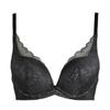 AMOSTYLE BY Triumph Dream Bra Deep V Bra Panty Daisy M014 Size E70M & Set, Lace, (Black),