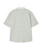 BEYOND CLOSET [Collection Line] Toweling Fabric Stripe Open Collar Short Sleeve Shirt Yellow