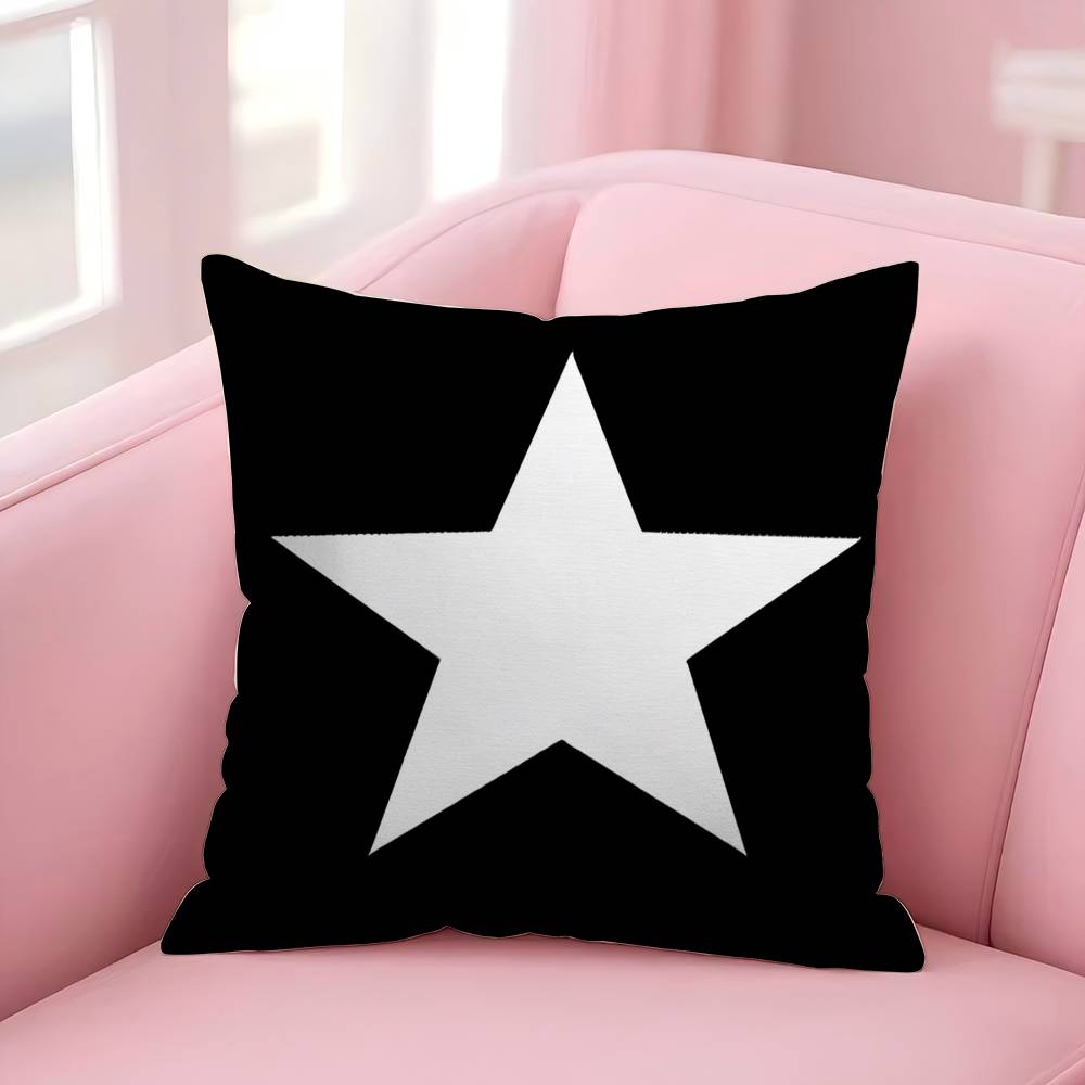 Federa per Cuscino a Forma di Stella Toon Regalo Copricuscino Camera da Letto Casa Divano Sedia Seduta Decorazione Federa