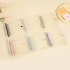 Wide A7 Loose Leaf DIY Document Bag Binder PVC Storage Photocards Collect Book Diary Agenda Planner DIY Cover Album