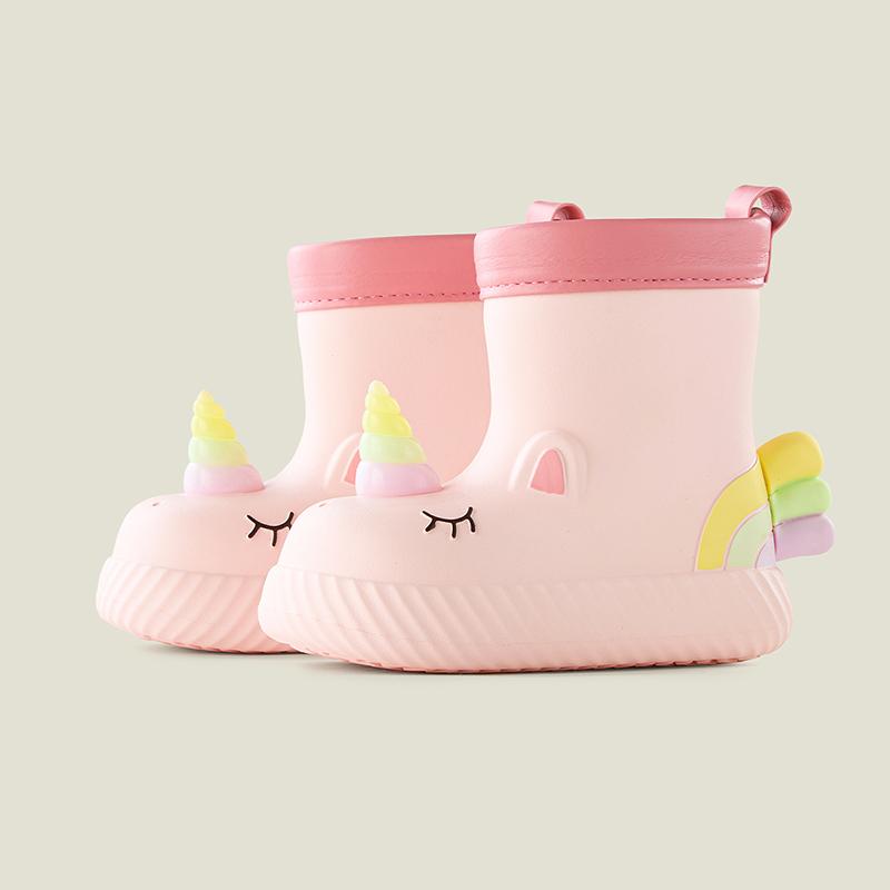 

Cheerful Mario Children s rain shoes Cartoon animal Girl rain boots Student water shoes 22