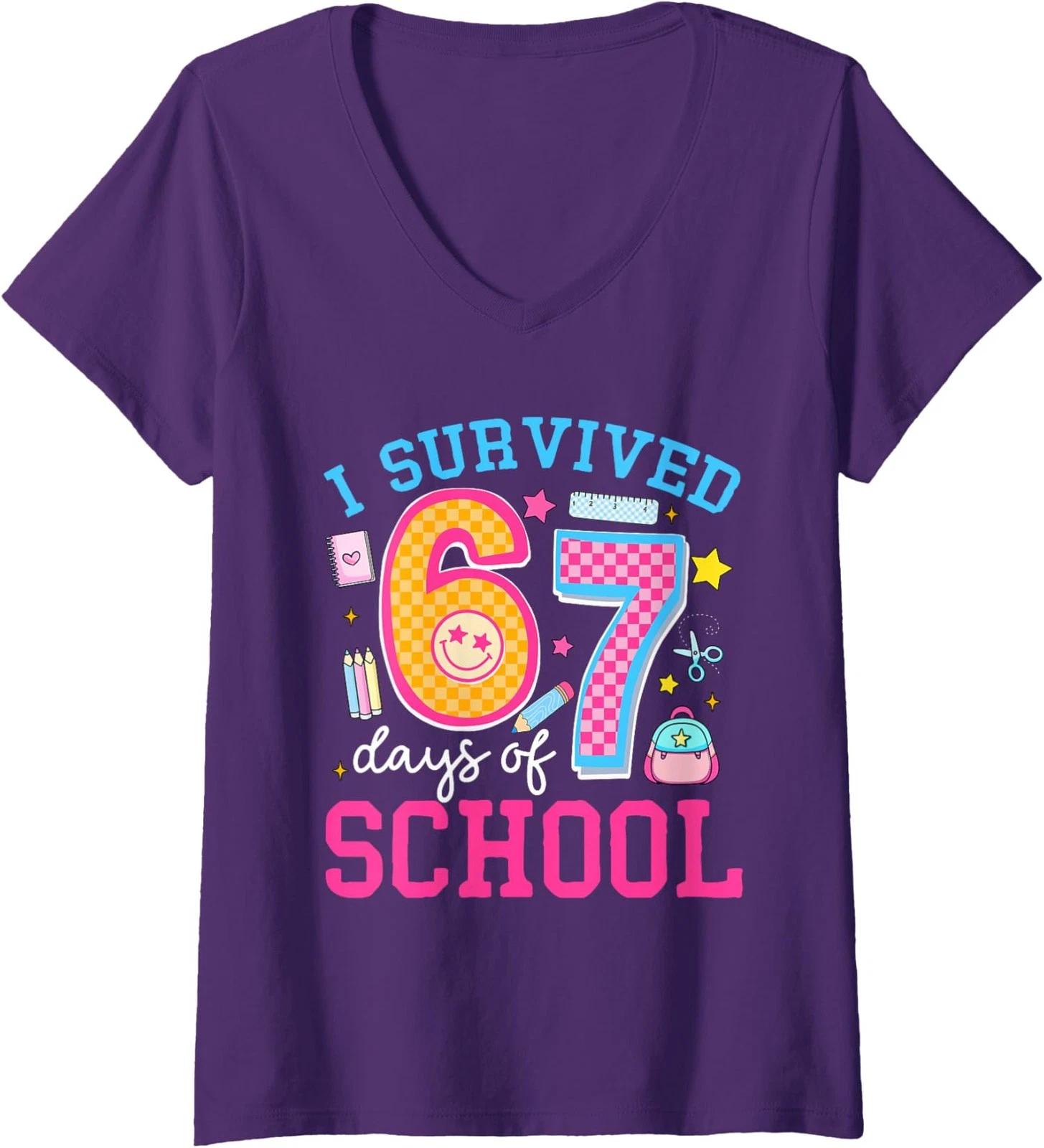 Funny 67 Math Teacher Santa Christmas Humor Ladies  Crewneck T-Shirt 3XL